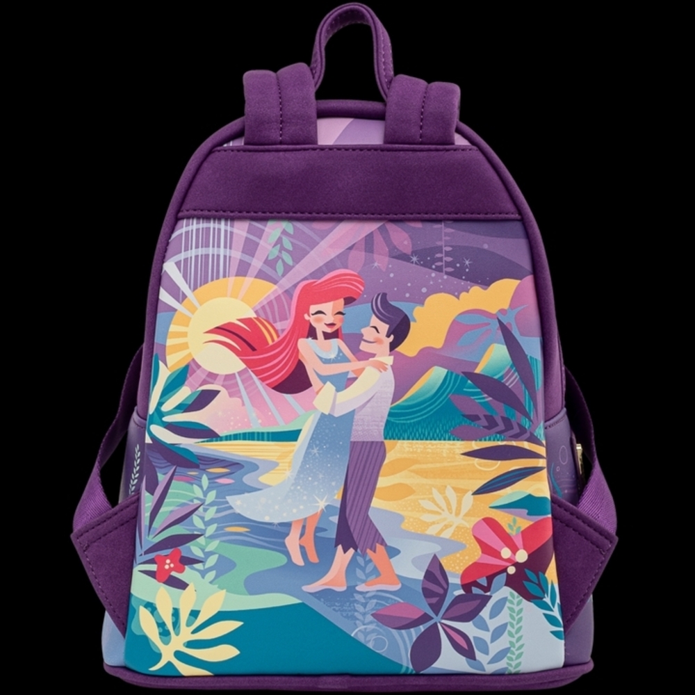 Loungefly Disney The Little Mermaid Ariel's Castle Backpack - Picture 6 of 8